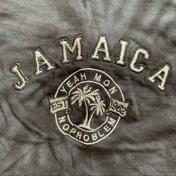 Kids’ black tie dye Jamaica tshirt, size 2-4 - Picture 2 of 5
